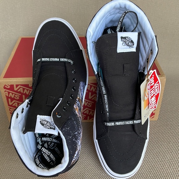 Vans Comfycush Sk8-Hi Discovery Project Tigers MEN`S - Picture 13 of 16